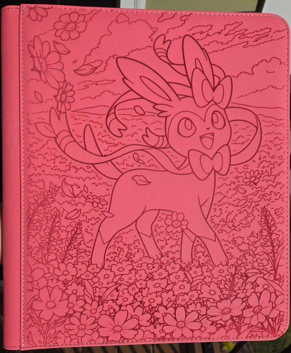 Sylveon 9 Pocket Top Loader Pokemon Binder 288 Cards